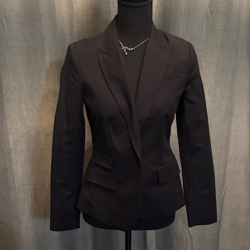Banana Republic Women's Black Tailored Blazer - Sleek Work & Evening Jacket